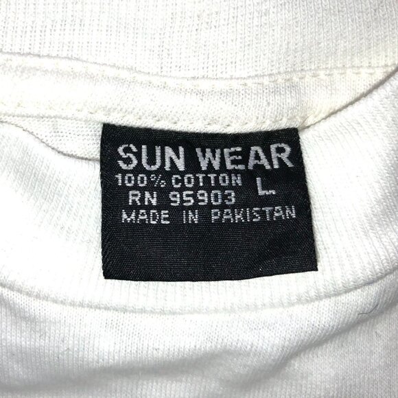 Vintage Sun Wear T-Shirt Large Elmo Graphic Tee 100% Cotton Short Sleeve Casual - Picture 3 of 10